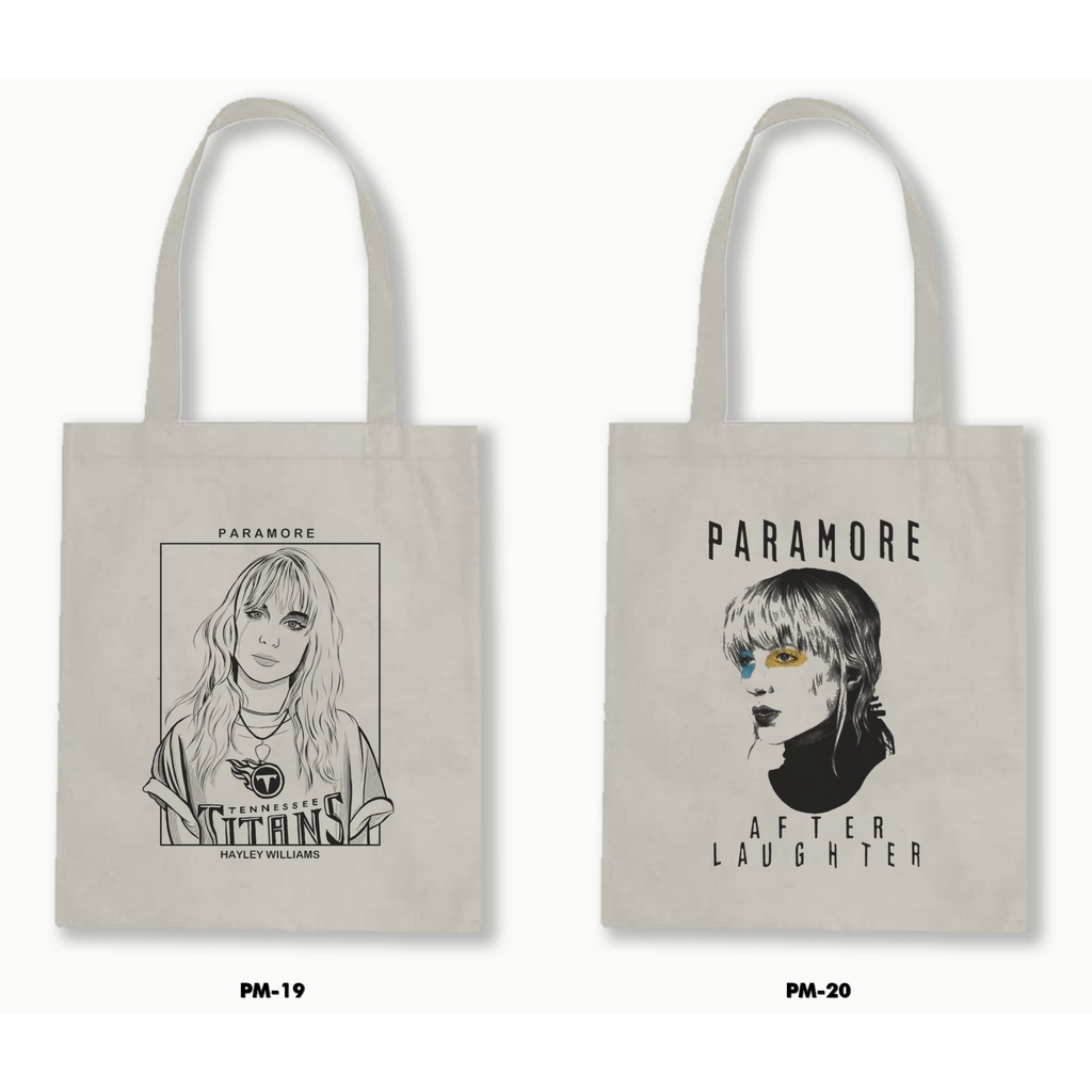 TOTE BAG BLACU - PARAMORE 01