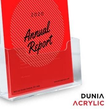  tempat brosur akrilik a5 / tempat brosur / brosur akrilik