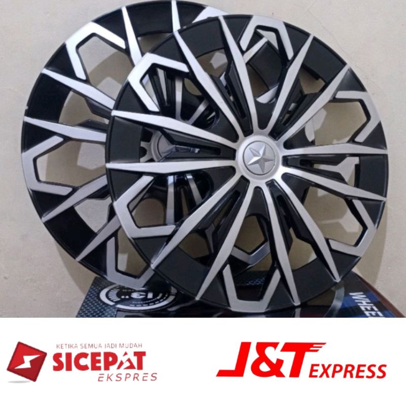 Wildop/SATU SET Dop tutup Roda ISOKA KVSH14 / Tutup Velg dop mobil Calya/Sigra/Avanza Ring 14/1SET