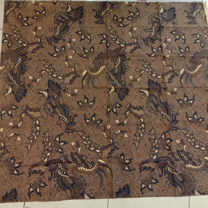 kain batik sogan lawasan kombinasi tulis