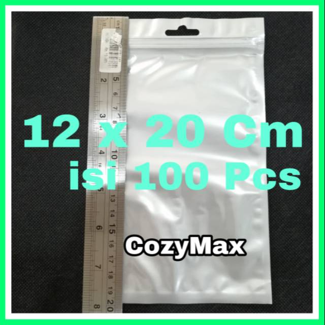 Plastik Klip Ziplock 12x20 Cm isi 100 Pcs