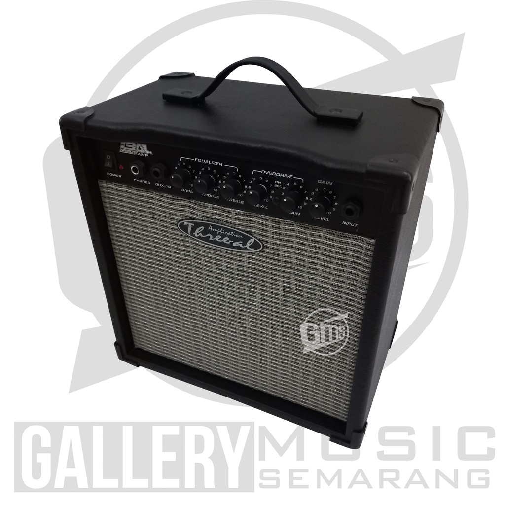 Amplifier Gitar Ampli Gitar dan Bass Merk Three Al 8&quot; inch Amply Gitar