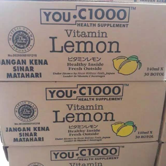 

You-C1000 Vitamin Orange 1 KARTON isi 30 botol 140ml