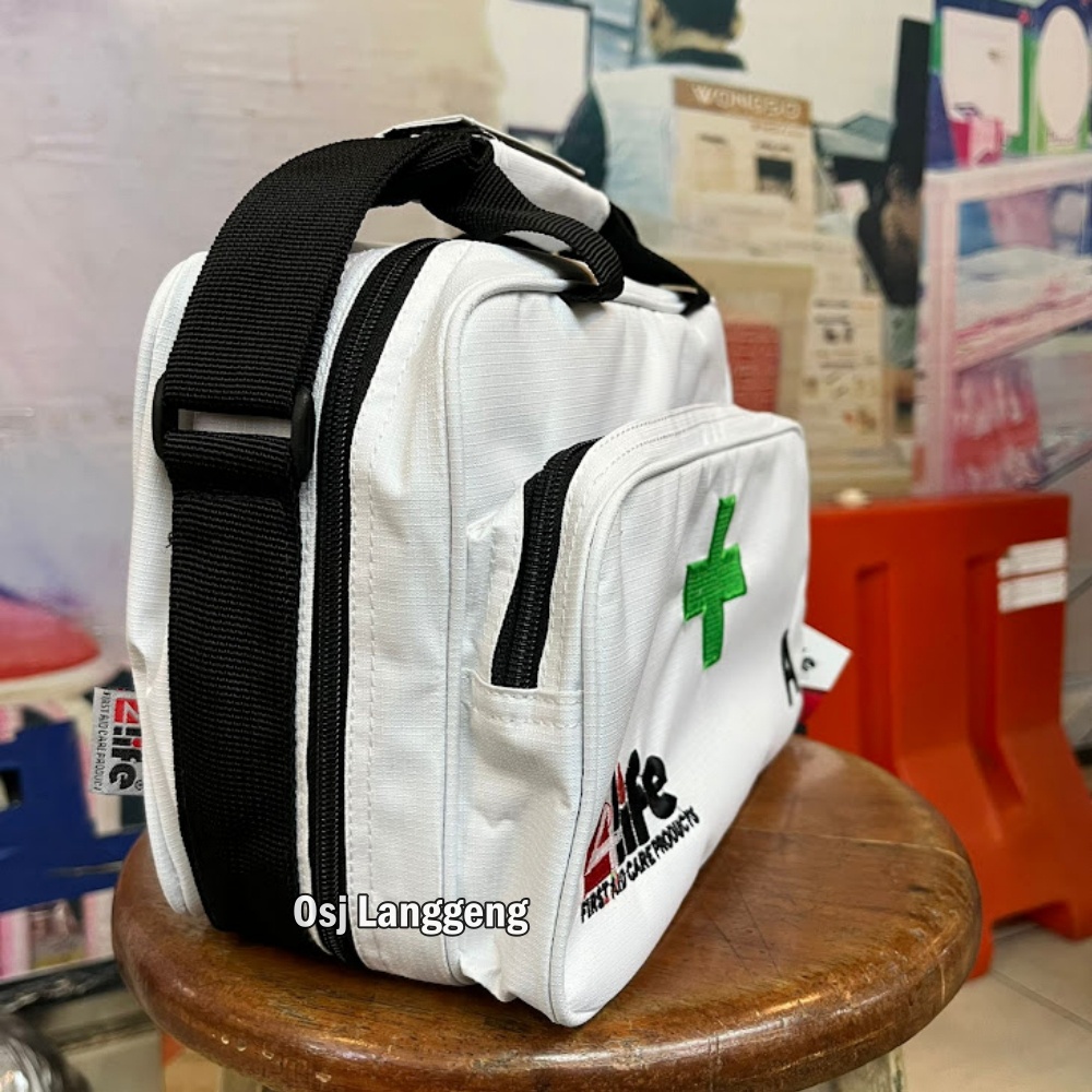 4Life First Aid Kit / Tas P3K / White Bag Type A / Tas P3k 4life