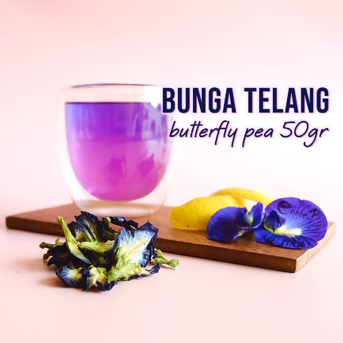 

[[BISA COD]] Butterfly Pea (50gr) Flower / Teh Bunga Telang CUCI GUDANG Kode 1456