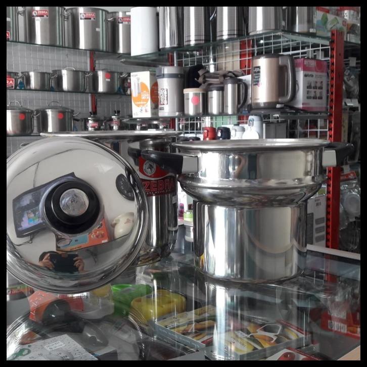 Diskon 173220 Double Boiler Zebra D20Cm H18.5Cm, Sus 304, Thailand Made