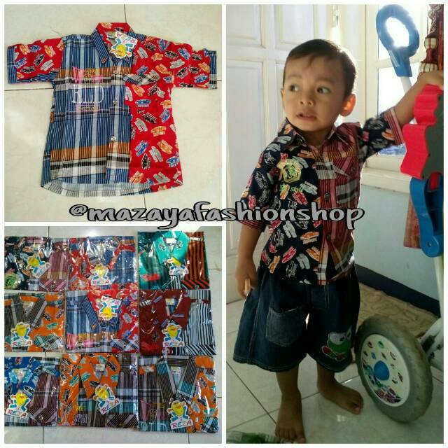 GROSIR HEM ANAK / BAJU ATASAN ANAK MURAH DUA MOTIF