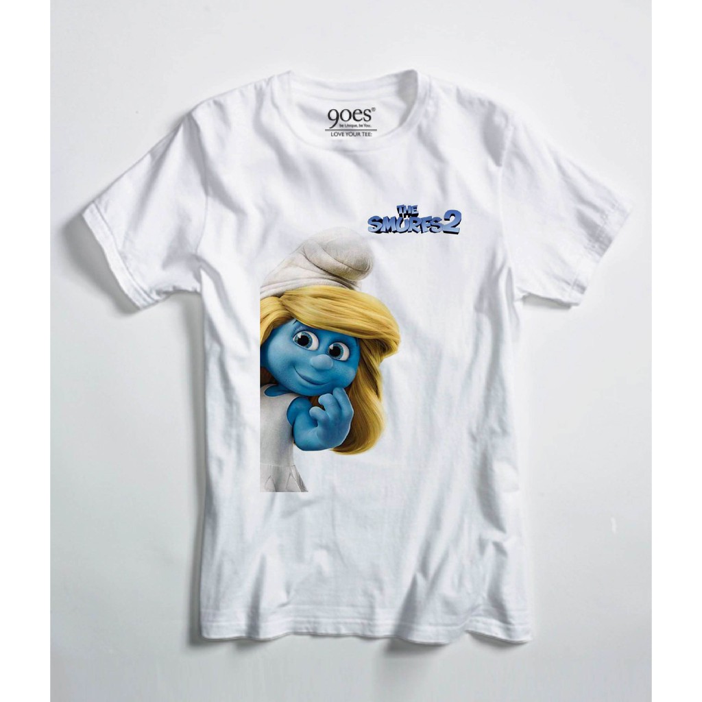 Kaos Anak CEWEK COWOK THE SMURF SMURFETTE Tshirt Bayi Lucu Premium - 17