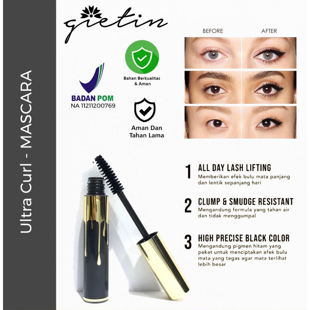 LF - Gietin Ultra Curl Mascara BPOM GT02