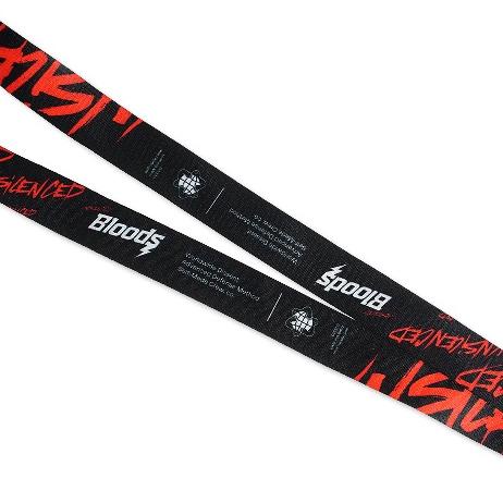 

Sudah READY.. Bloods Lanyard Blooden 01 Black Red