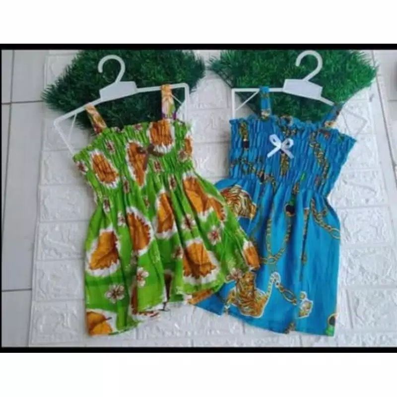 (bisa cod)dress smok anak usia 1- 3 tahun/daster anak perempuan