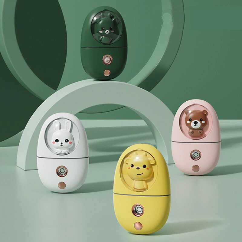 Mini Nano Face Steamer Pray/Face Mist Cute JANCHENG Humidifier Nano Mist Sprayer Facial Steamer 35ml