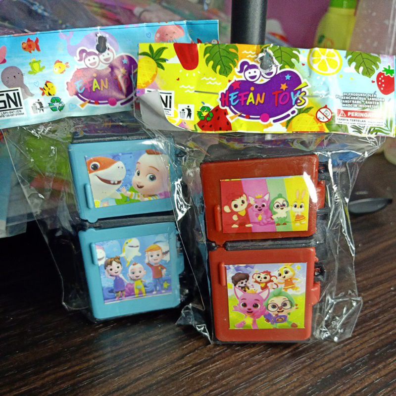 mainan kulkas mini 2 pintu dan 3 pintu