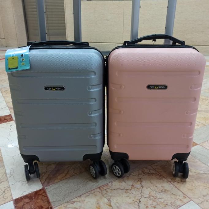16 inch tas koper mini polo kabin roda 4 fiber kecil cabin size roda 4