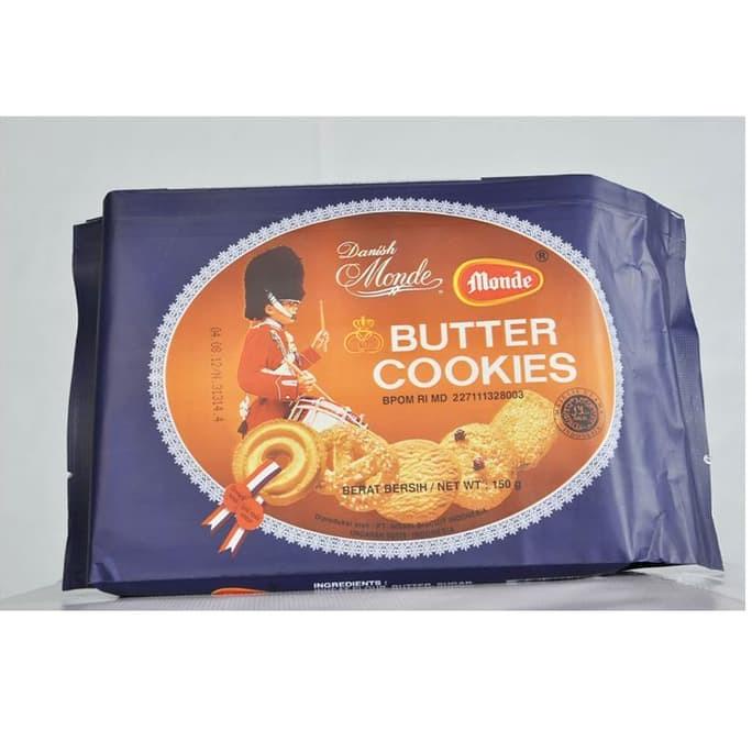 

MONDE BUTTER COOKIES 150 GRAM 1 KARTON ISI 20 PAK XCD521XS