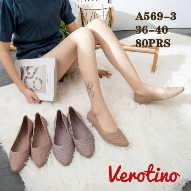 sepatu sandal jelly verotino 569