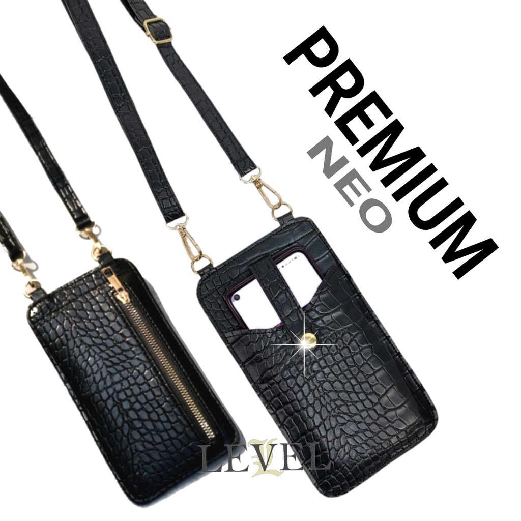TAS SELEMPANG WANITA  HANDBAGKU PREMIUM LEVEL HANGING WALLET NEO SLINGBAG HP VIRAL ANDIN FIT BAG TER