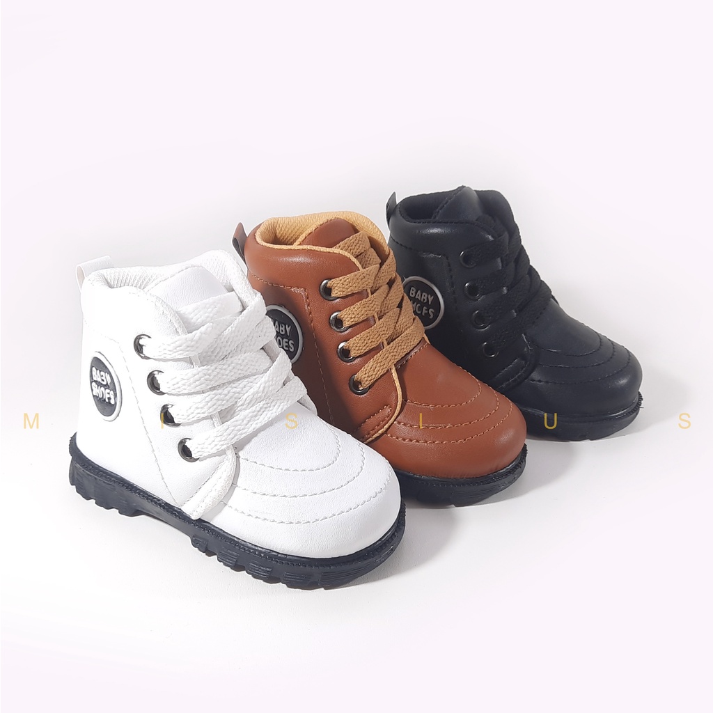 Sepatu Boots Erigooo Anak Sepatu Bayi Perekat Tali