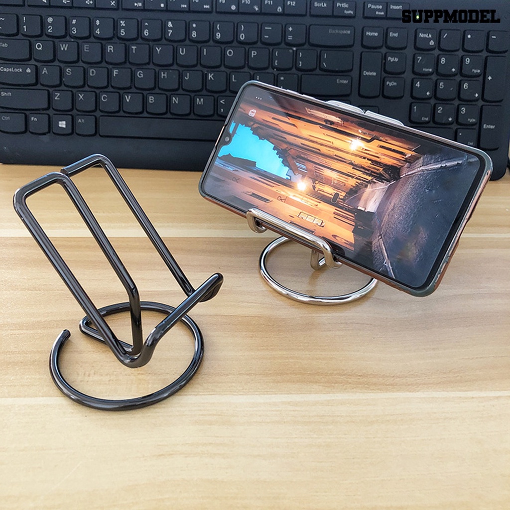 Sdl Bracket Stand Holder Handphone / Tablet Portable Bahan Besi Anti slip