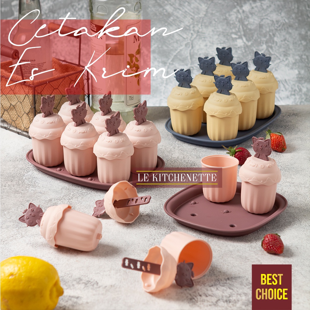 Cetakan es krim stik lucu murah karakter jagung