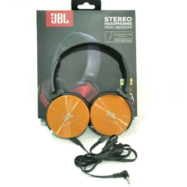 Headphone Bando JBL XB-450 Extra Bass - Headset MDR XB450 / HEADPHONE JBL EXTRABASS