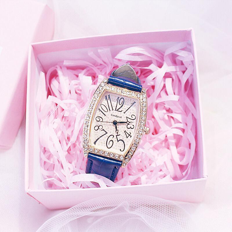 LDS J015 Jam Tangan Wanita CANDYCAT Simple Style Fashion Elegant Casual Quartz Watch