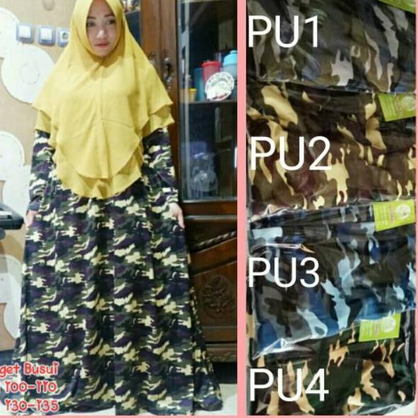 Termurah Gamis  Murah /  HYGET Busui Tali Serut Samping MOTIF
