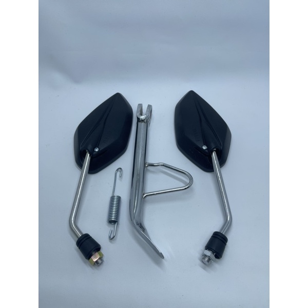 Paket Spion Yamaha Jupiter Standar Tangkai Crome + Standar Samping Ring 14 Chrome