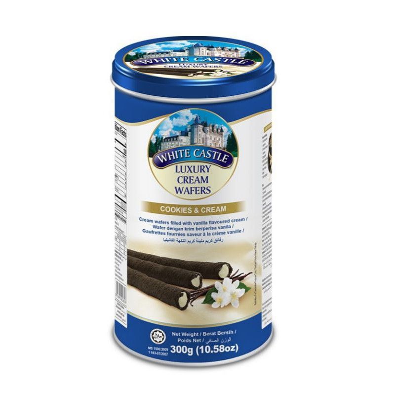 

White Castle luxury cream wafers 100gram