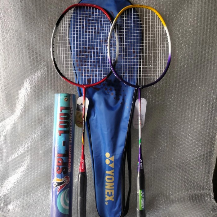 paket Hemat Raket badminton Yonex  kok super wins