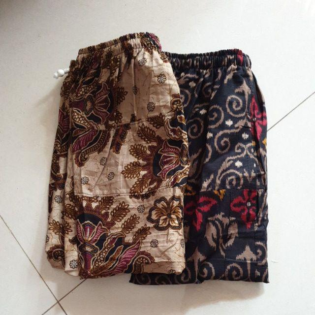 Celana Pendek Batik Size Big Size Jumbo