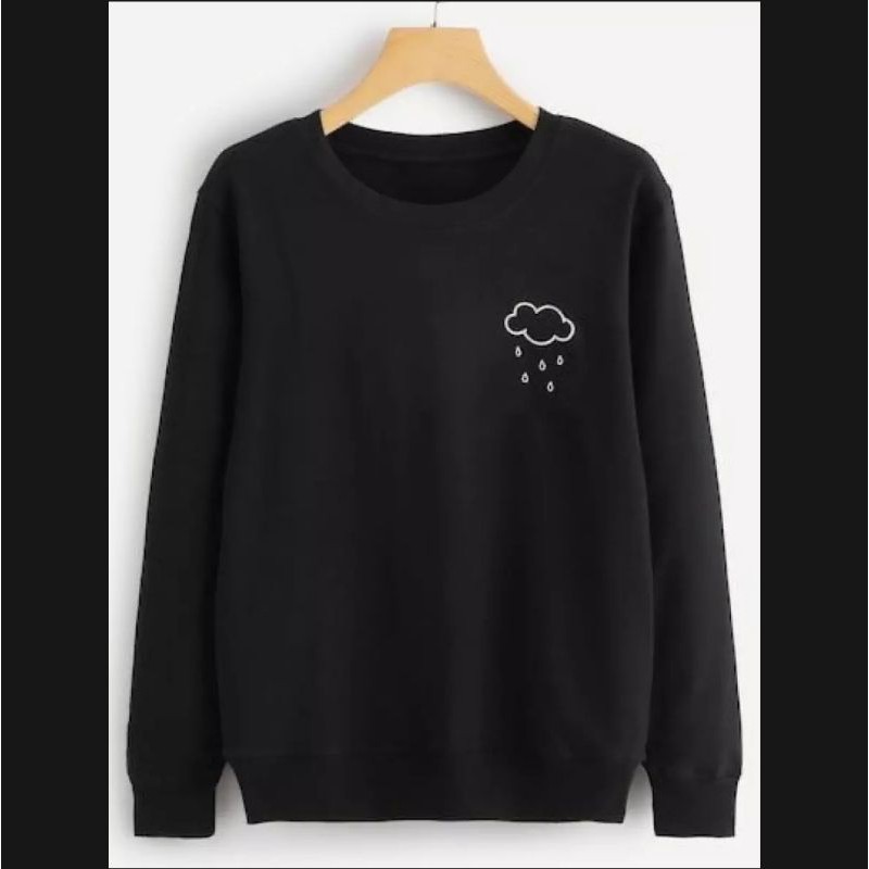 IT COULD BE RAINY SWEATER UNISEX TEBAL TERBARU'