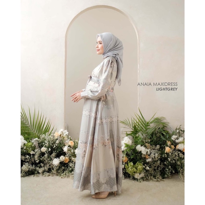MAYOUTFIT - ANAIA MAXI DRESS - LIGHTGREY - SIZE L