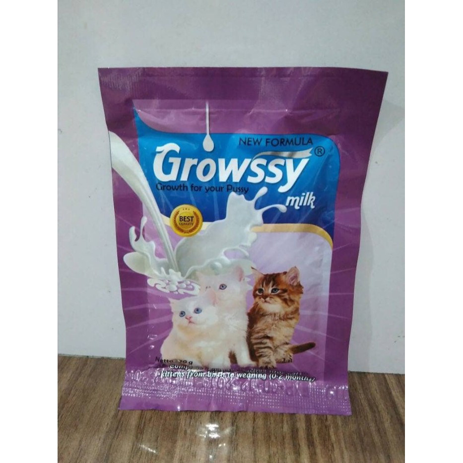 Susu Kucing Growssy 20Gr / Sachet Growsy Milk Cat