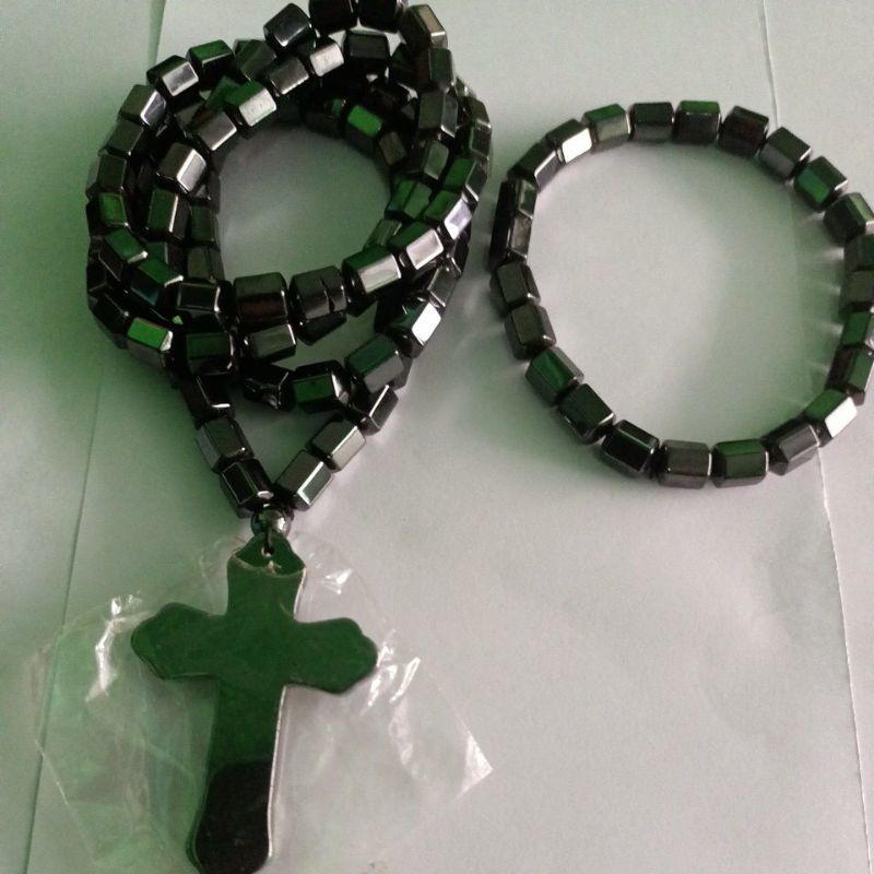 Kalung kesehatan magnetik salib JunDW