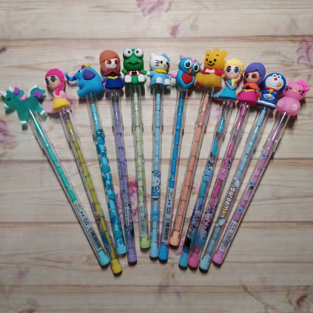 

Pensil Bensia Cabut New varian !! mix corak 12 pcs per pack