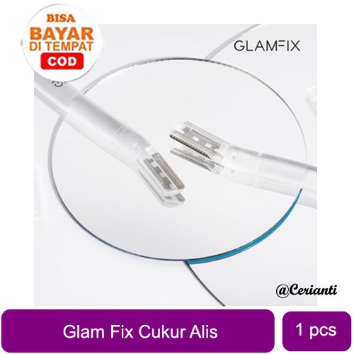 [PREMIUM] Glamfix Eyebrow Razor Pisau Cukur Alis 2 Pcs