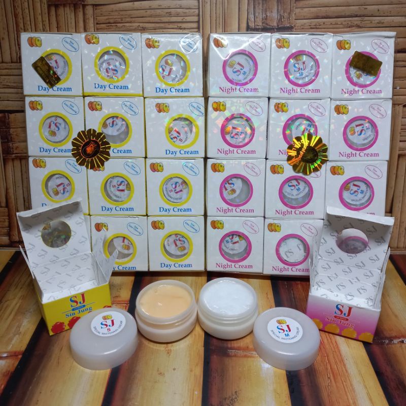 { LUSINAN } CREAM SJ TOPENG SIANG DAN MALAM ORIGINAL//CREAM SIN JUNG TOPENG DAY & NIGHT
