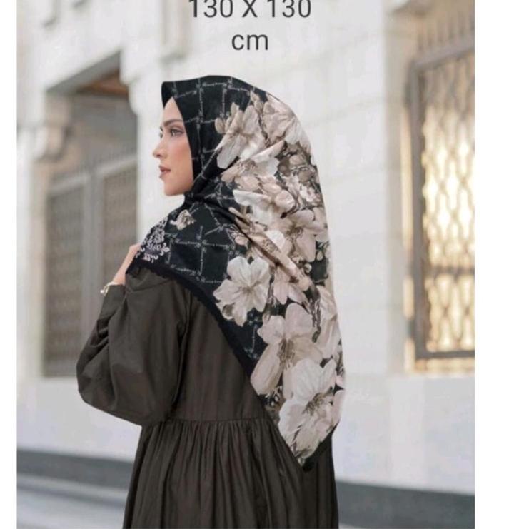 CMK.784986– JILBAB VOAL MOTIF JUMBO PREMIUM UK. 130x130 / HIJAB SYAR'I PREMIUM