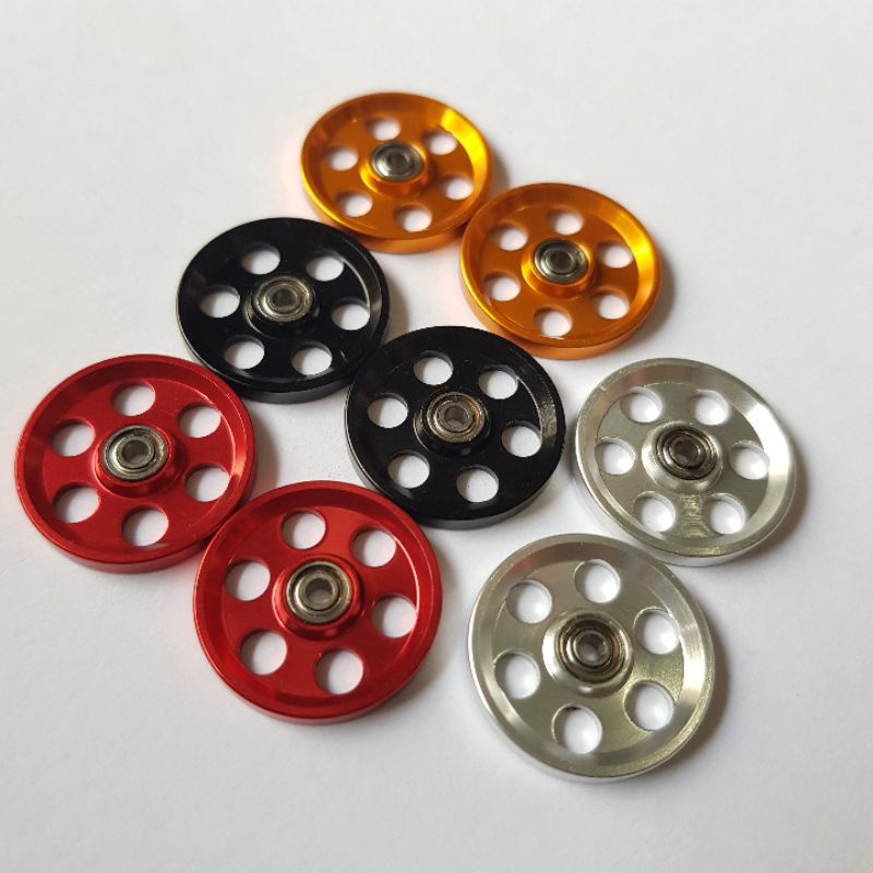 REP TAMIYA ROLLER HG LIGHTWEIGHT 19MM ALUMUNIUM BALL-RACE ROLLERS