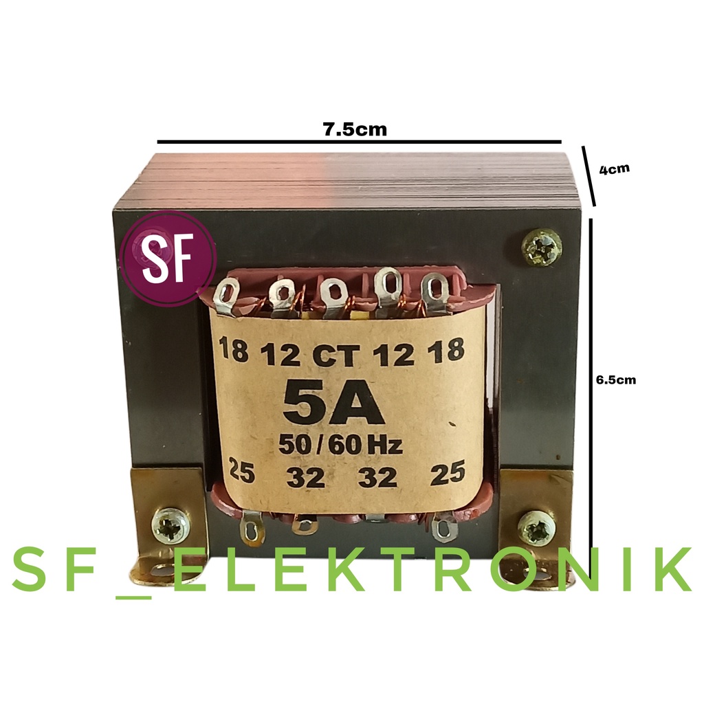 Trafo Transformator 5A CT 32V Merk NAKAMURA