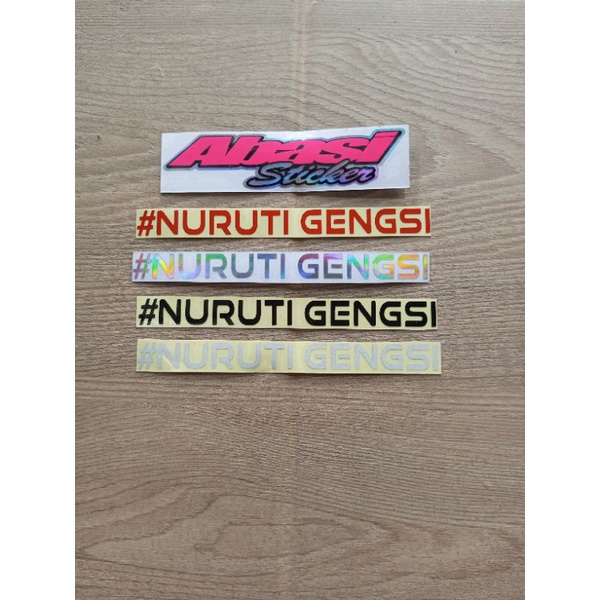 

sticker nuruti gengsi cutting 12x 1