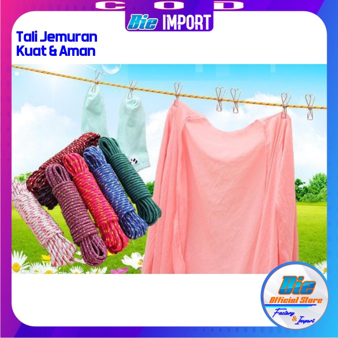 Tali Jemuran 10 Meter Kuat &amp; Tebal Impor Best Seller