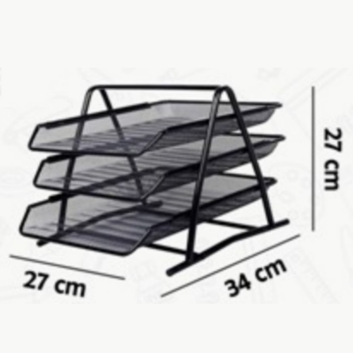 File-Box- Dokumen Tray 3 Tingkat -Box-File.