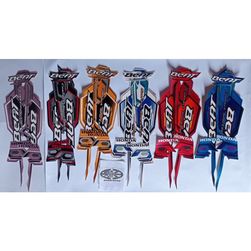(ORI) STIKER STRIPING HONDA BEAT KARBU 2008