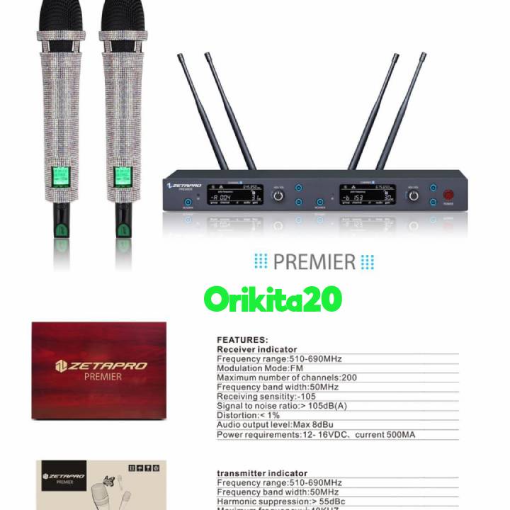 Mic Wireless Zetapro Premier Limited Edition Dual Handle Original