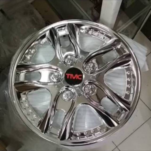 Dop Velg Mobil Ring 14 inch Chrome