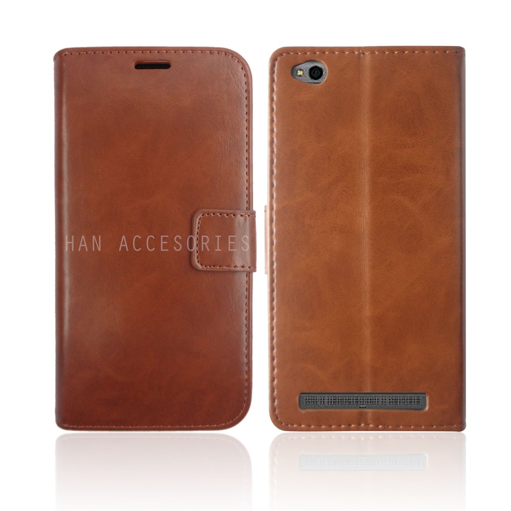 Xiaomi Redmi 5A Original Fashion Selular Flip Leather Case - Flip Cover