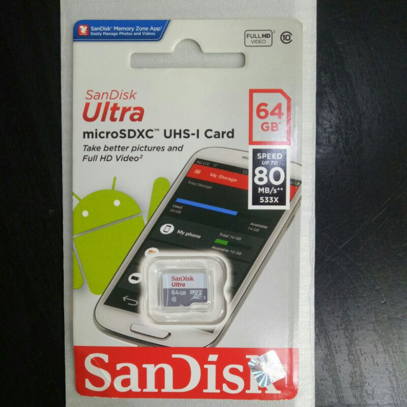 Memori Sandisk 64 GB