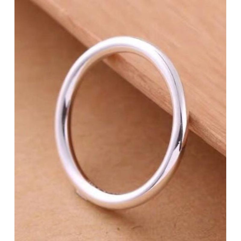 Cincin Ring Korea Style Tipis midi ring perak bali polos asli 925